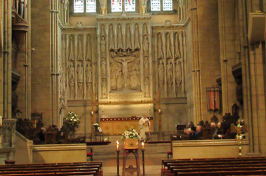 funeral inside church
