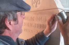 Creating a headstone memorial